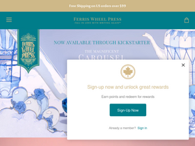 'ferriswheelpress.com' screenshot