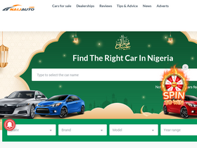 'naijauto.com' screenshot