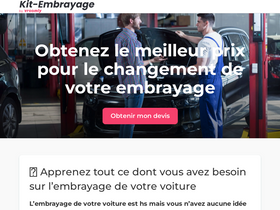 'kit-embrayage.fr' screenshot
