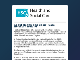 'belfasttrust.hscni.net' screenshot