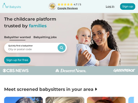 'babysits.com' screenshot