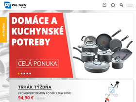'protechshop.sk' screenshot