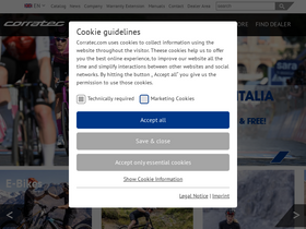 'corratec.com' screenshot