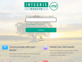 'integrisandme.com' screenshot
