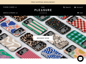 Thepleasure homepage screenshot