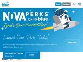 'bluefcu.com' screenshot