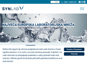 'synlab.hr' screenshot