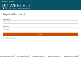 'webropolsurveys.com' screenshot