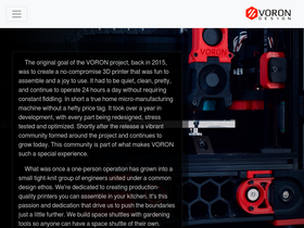 'vorondesign.com' screenshot