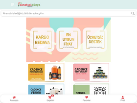 'sanatsaldunya.com' screenshot
