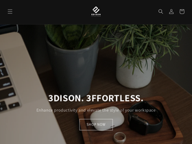 3dison.com homepage screenshot
