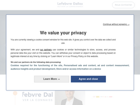 'lefebvre-dalloz.fr' screenshot