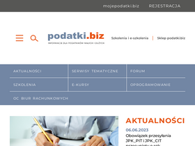 'podatki.biz' screenshot