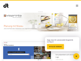 'designtagebuch.de' screenshot