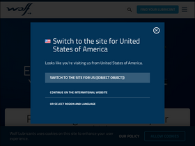 'wolflubes.com' screenshot