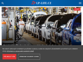 'lp-life.cz' screenshot