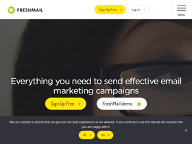 'freshmail.com' screenshot