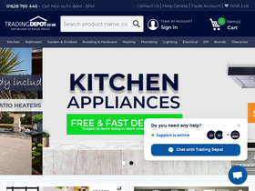 'tradingdepot.co.uk' screenshot