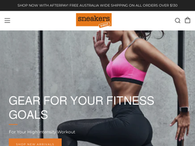 sneakersdirect.com.au homepage screenshot