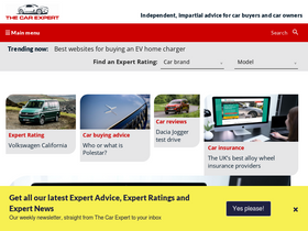 'thecarexpert.co.uk' screenshot