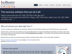 'isobuster.com' screenshot