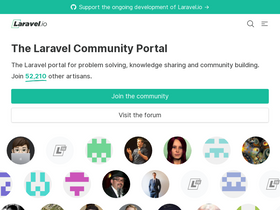 'laravel.io' screenshot