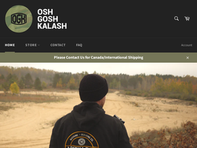 oshgoshkalash.com homepage screenshot