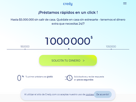 'credy.com.co' screenshot