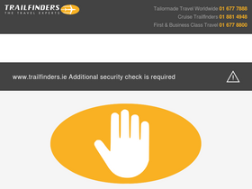 'trailfinders.ie' screenshot