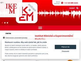 'ikem.cz' screenshot