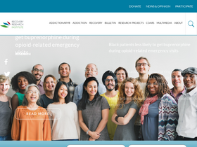 'recoveryanswers.org' screenshot