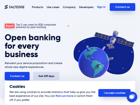 'saltedge.com' screenshot