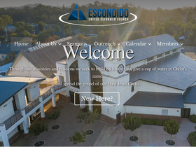 'escondidourc.org' screenshot