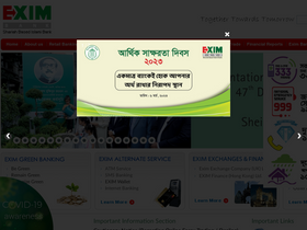 'eximbankbd.com' screenshot