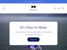 daisysdogshop.com.au homepage screenshot