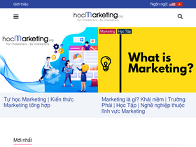 'hocmarketing.org' screenshot