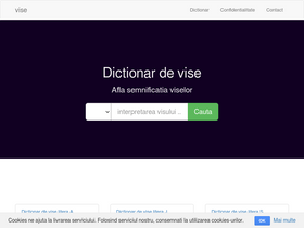 'vise.ro' screenshot