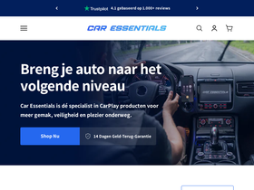Car Essentials website screenshot