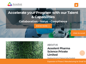 'axxelent.com' screenshot
