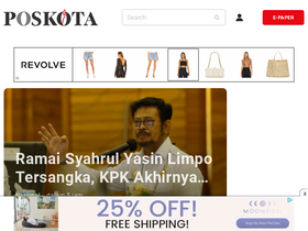 'poskota.co.id' screenshot