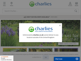 'charlies.co.uk' screenshot