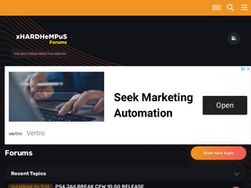 'xhardhempus.net' screenshot