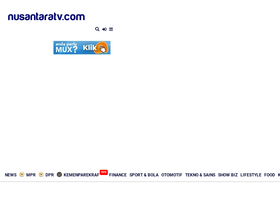 'nusantaratv.com' screenshot