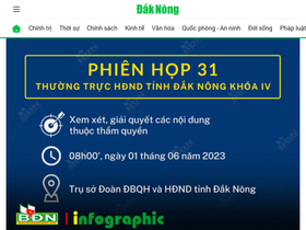 'baodaknong.vn' screenshot