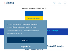 'aslimnica.lv' screenshot
