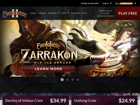 'everquest2.com' screenshot