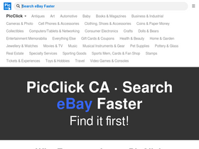 'picclick.ca' screenshot