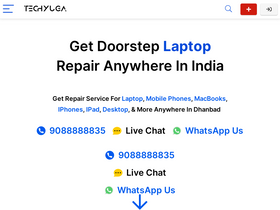 'techyuga.com' screenshot