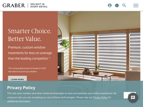 'graberblinds.com' screenshot