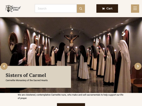 'sistersofcarmel.com' screenshot